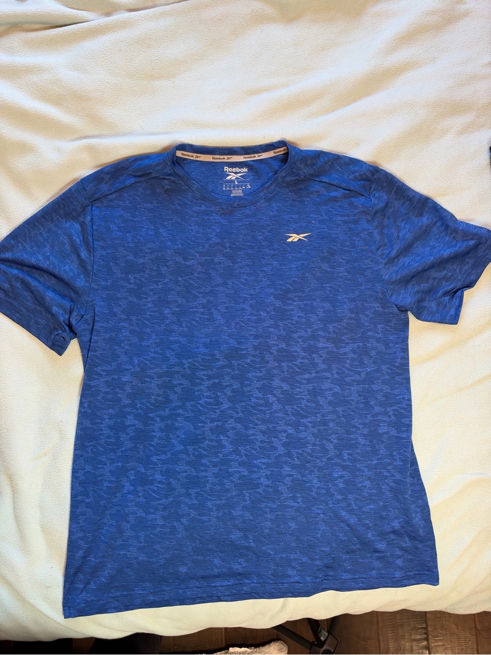 Reebok Blue Heather Athletic Tee